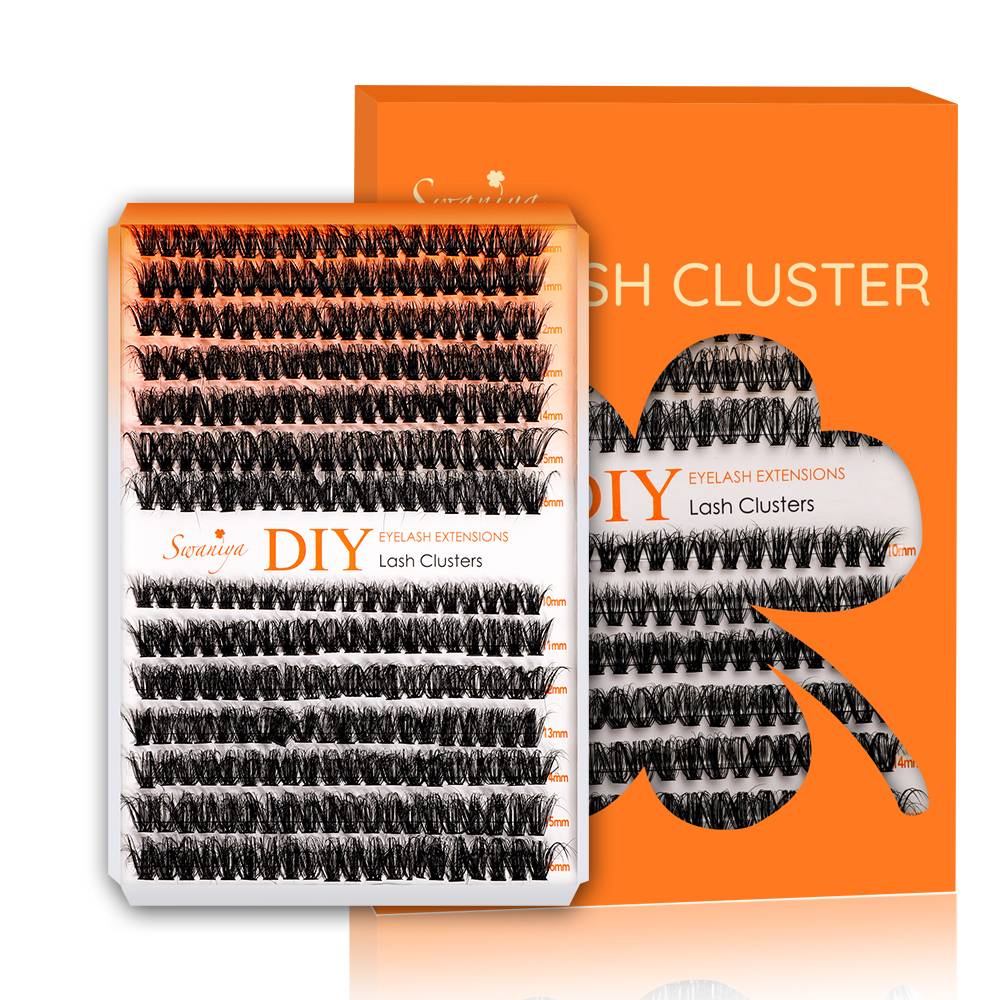 Clusters de cílios fofos